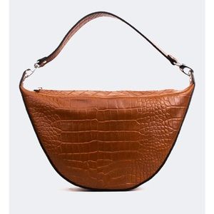 L’Intervalle tan croco purse